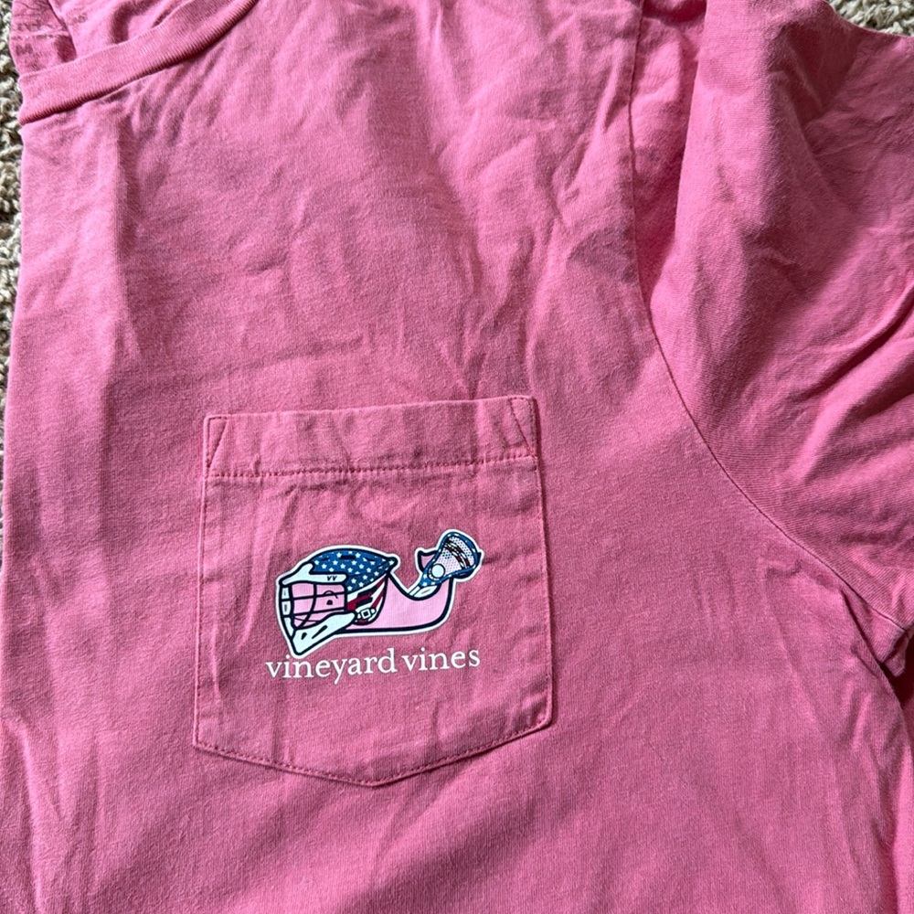 VINEYARD Vines Lacrosse Pocket T-shirt crew neck short sleeve men’s size medium
